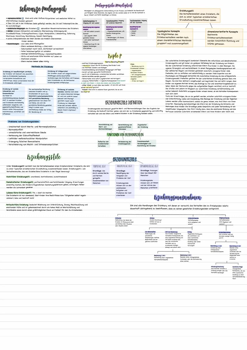 ERZIEHUNgsziele DEFINITION
Erziehungsziele sind bewusst gesetzte Wert- und Normvorstellungen über das Ergebnis der
Erziehung, die Auskunft d