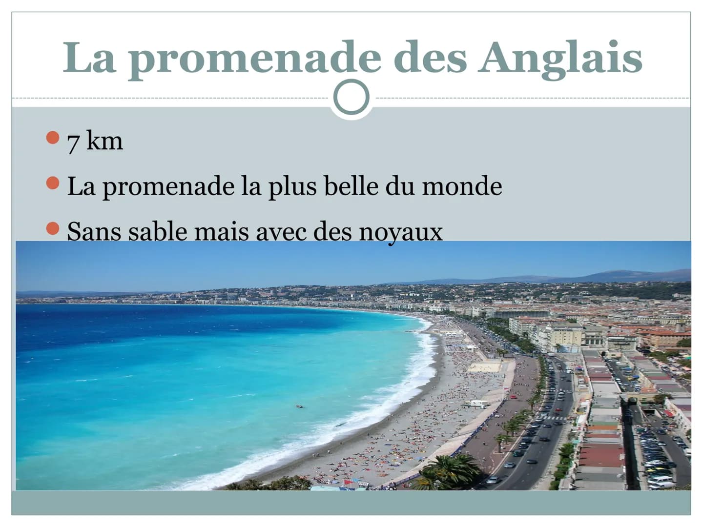 NICE Une table de matières
Feuille 1: La ville
Feuille 2 : La ville
• Feuille 3 : Les promenade d.
Anglais
Feuille 4 Vieille ville
Feuille 5