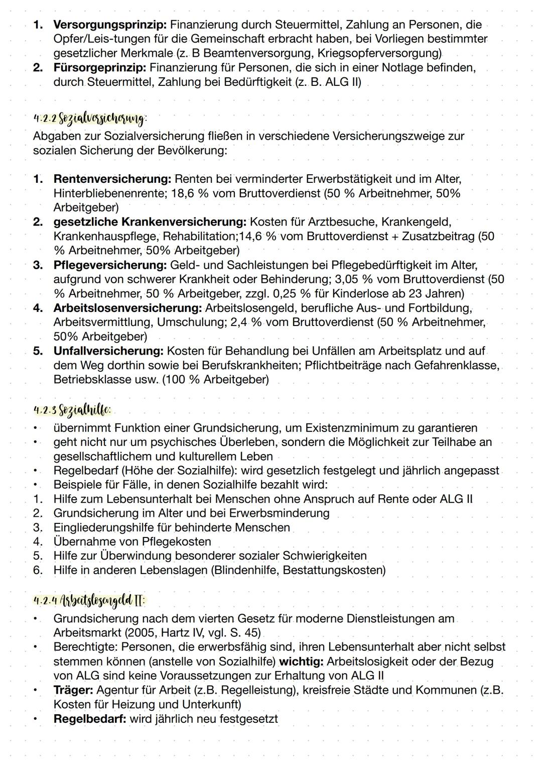 # Sozialstaat

4.  1 Sozialstaatsprinzip:

Definition Sozialstaat: „Als Sozialstaat wird ein Staat bezeichnet, dessen Handeln auf
das Erreic