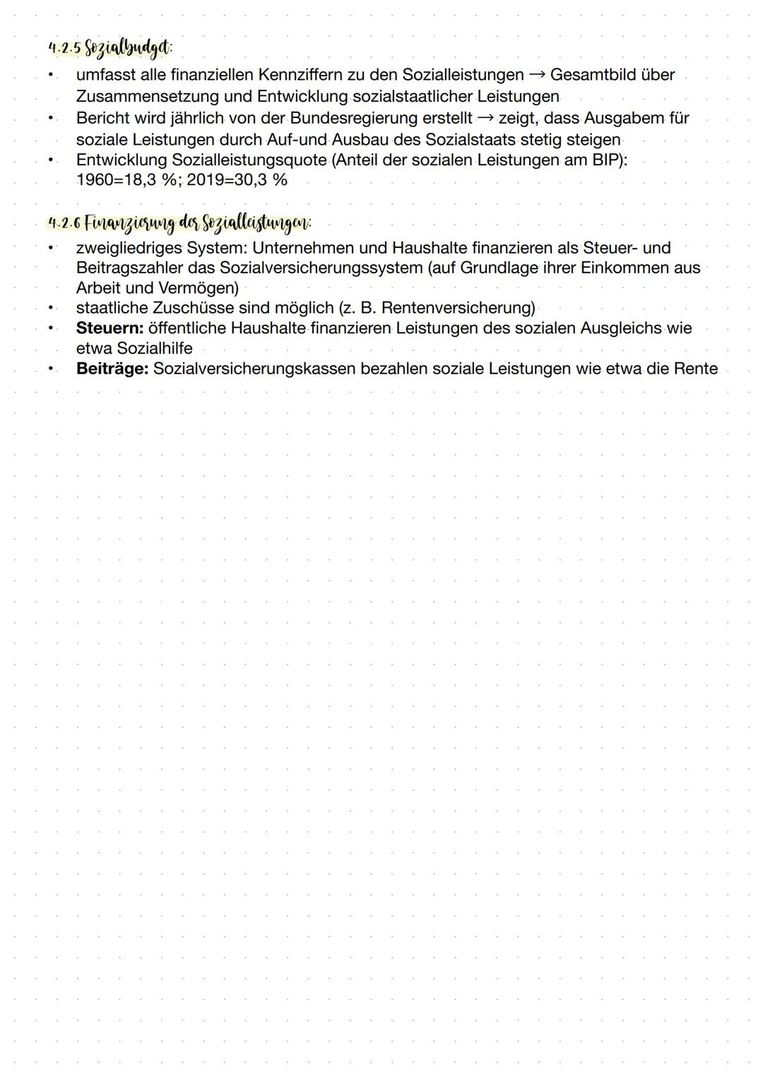 # Sozialstaat

4.  1 Sozialstaatsprinzip:

Definition Sozialstaat: „Als Sozialstaat wird ein Staat bezeichnet, dessen Handeln auf
das Erreic