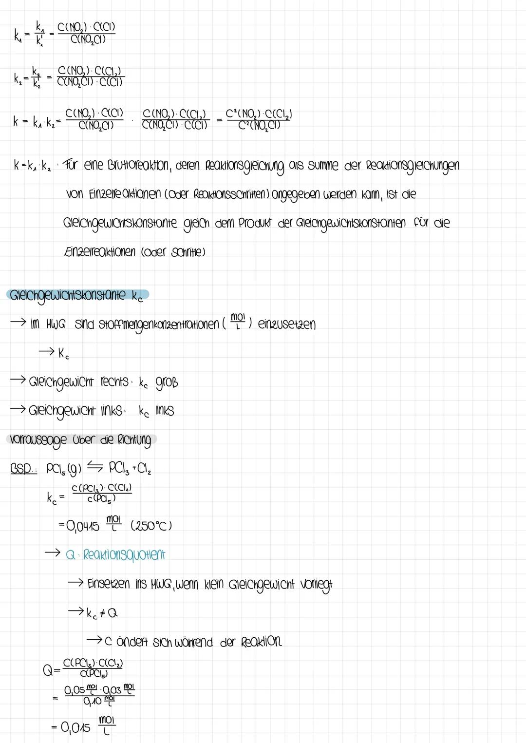 chemisches Gleichgewicht Reversible Reaktionen und Chemisches Gleichgewicht

reversibel = Reaktion kann in beide Richtungen abloufen

BSP: A
