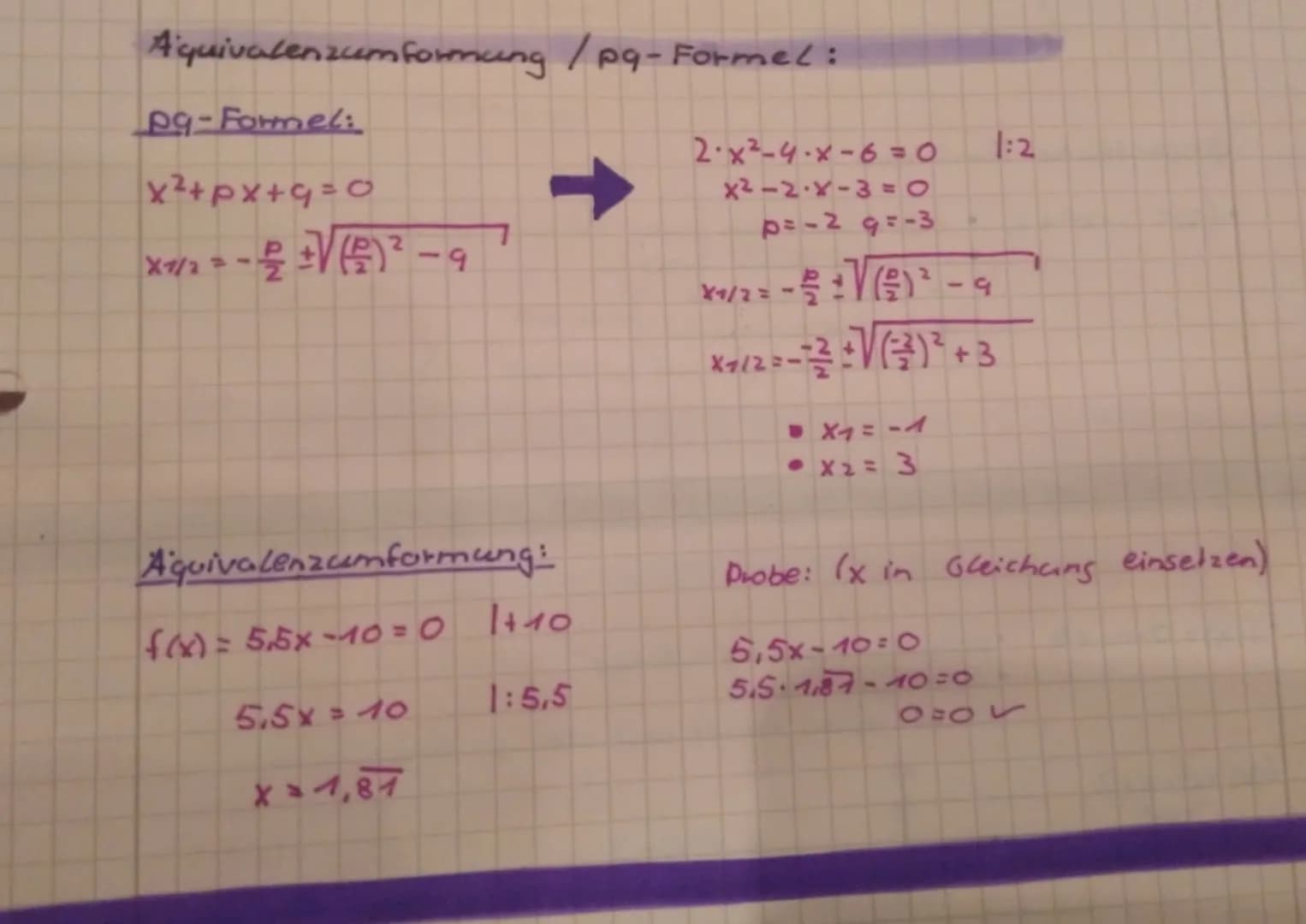 quadratische Funktionen
Normalparabel: f(x) = x² + C
zachsensymmetrisch
zur
Achse
>Scheitel liegt im koordinaten cuspring
quadratische Funkt
