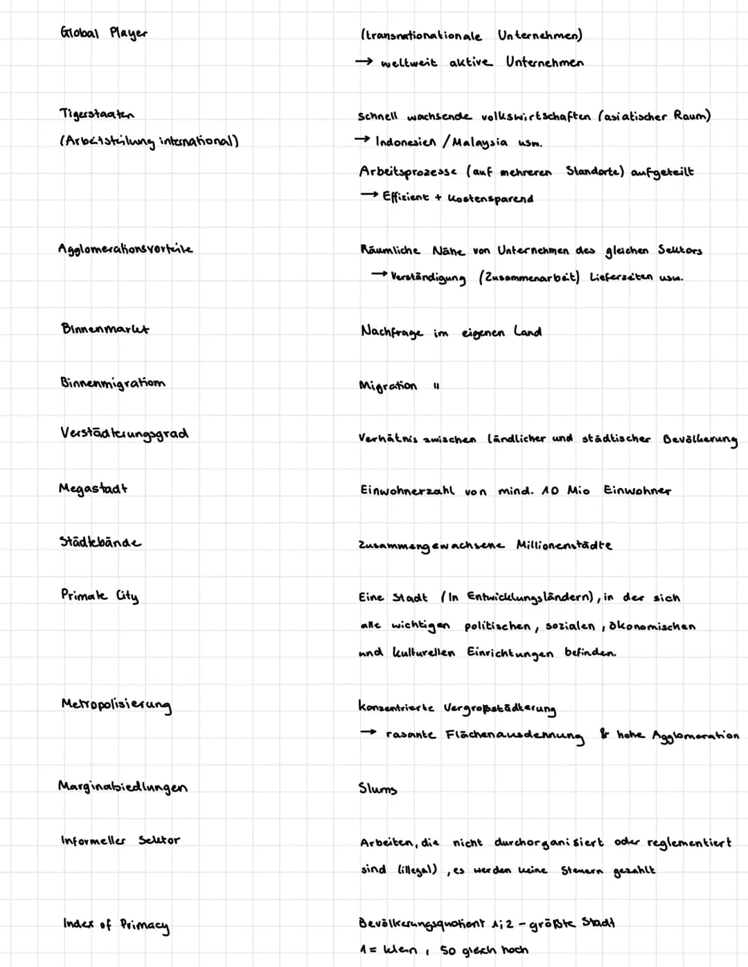  STADTE (-WACHSTUM)
Bedeutungsüberschuss
Daseinsgrund funktionen.
Peripherie/rural
Gunstfautor
topographische Lage.
geographische Lage
Gründ