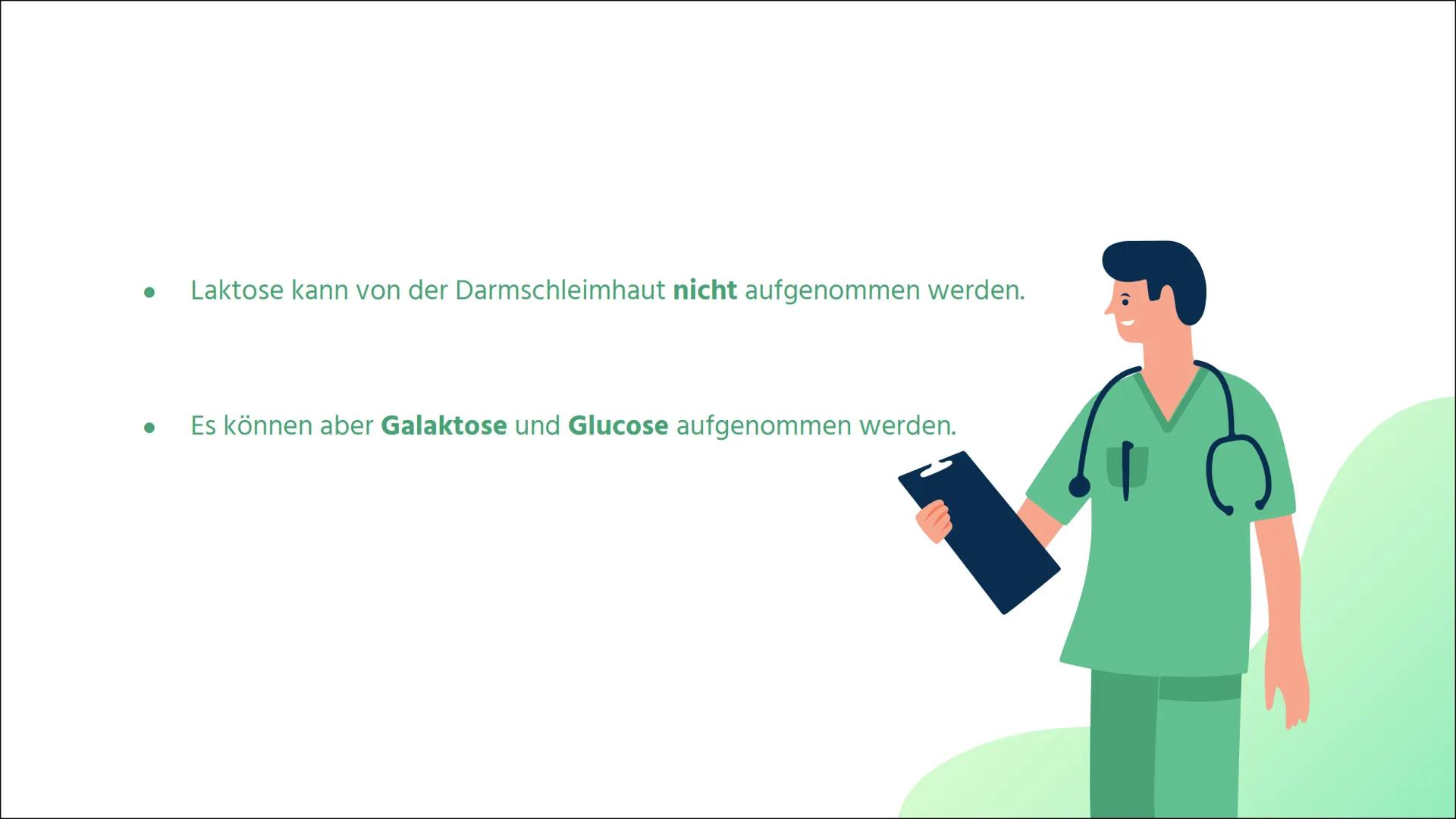 # Laktoseintoleranz # Gliederung

01
Definiton

02
Laktoseabbau

03
Symptome

04
Häufigkeit

05
Diagnostik

06
Behandlung # 01

Definition -