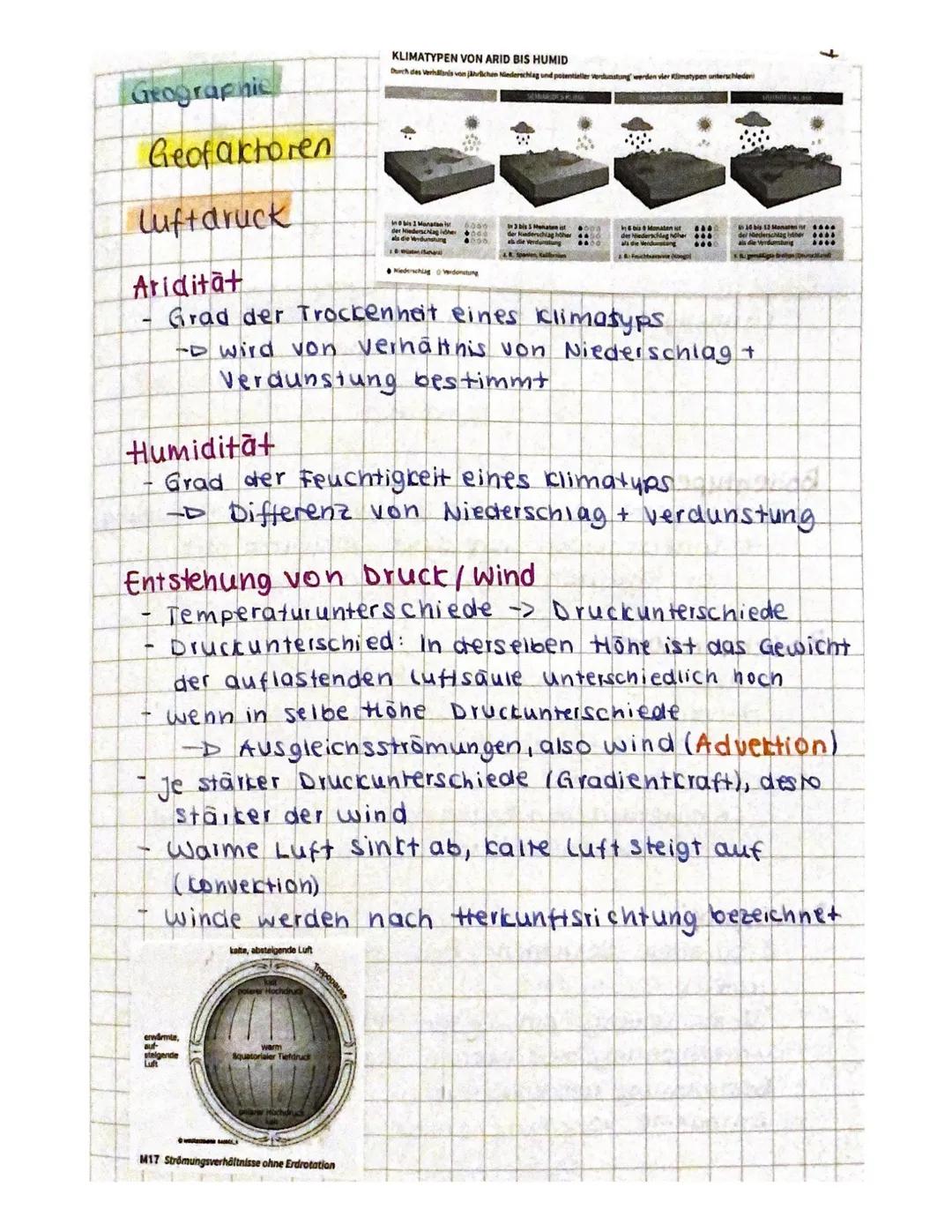 H
t
Luftdruck (hPa)
(2.3. In 5000 m Höhe)
Geographic
Geofaktoren
Luftdruck
Gradientcraft.
- Gradient des Luftdrucks (Druckunterschiede)
-
5.