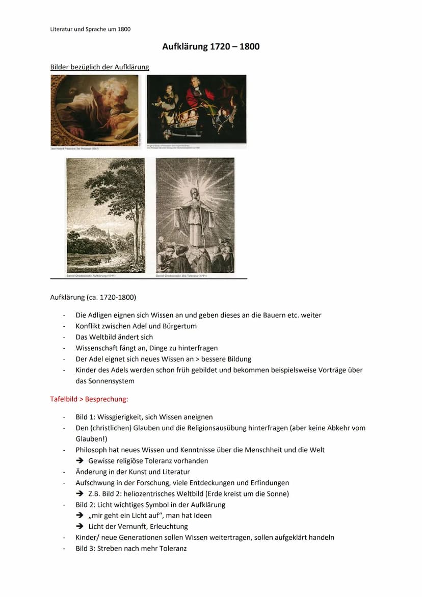 Literatur und Sprache um 1800
Hintergrundwissen zur Epoche des Barocks 1600- 1720
historischer Hintergrund
Lebensgefühl
Leitmotive bzw. Sinn