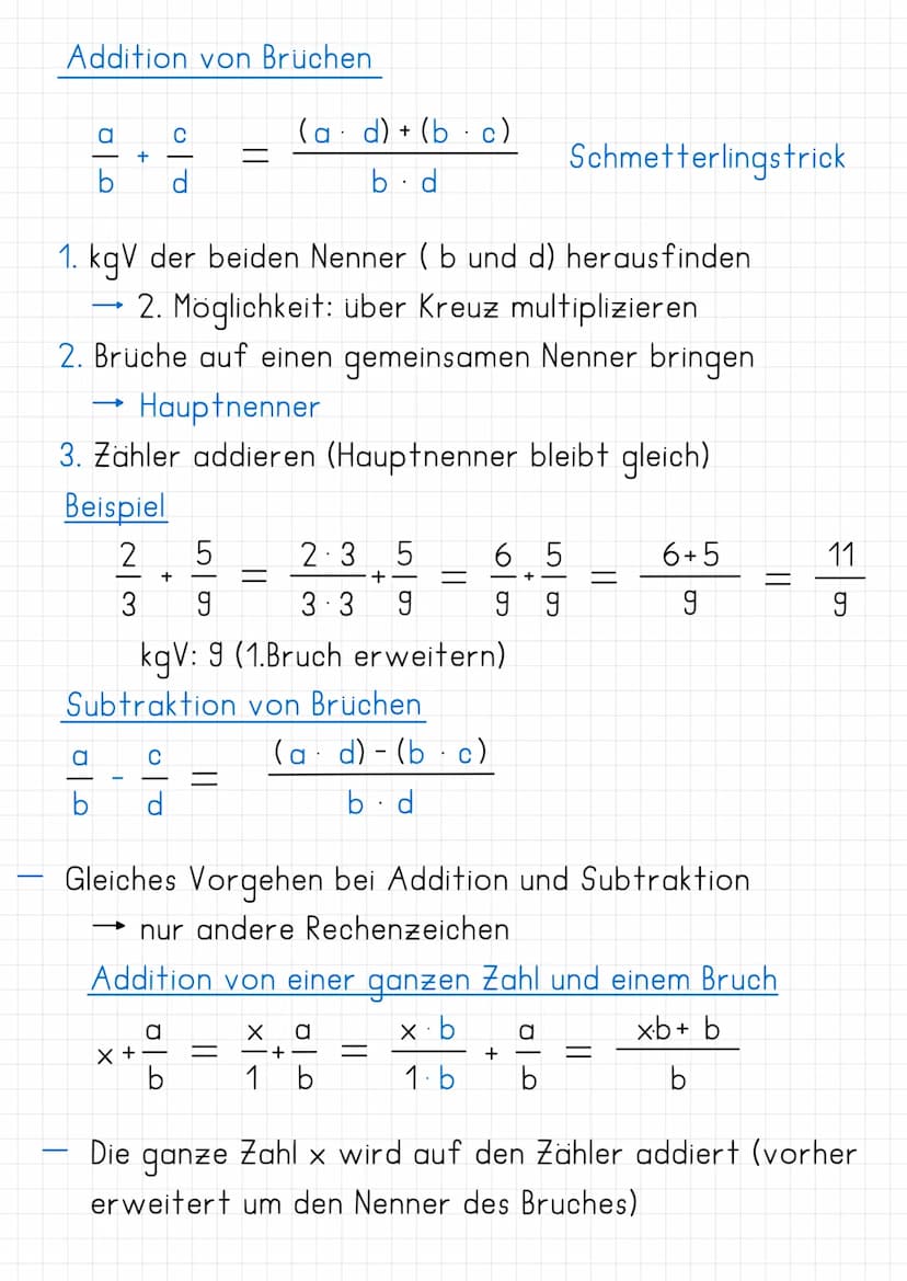 Zähler-Bruchstrich-Nenner-Schreibweise:
Zähler
Nenner
b
= a: b=
durch einen
Kürzen und Erweitern von Brüchen
Erweitern: Zähler und Nenner ei