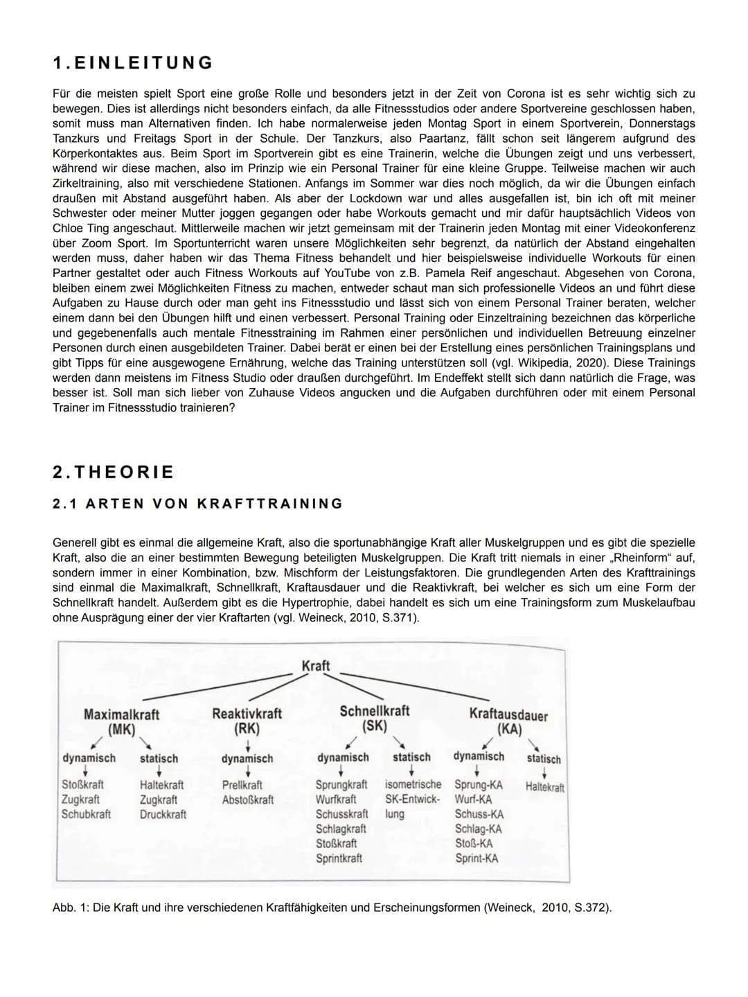 KGS
2
KOOPERATIVE
GESAMTSCHULE
RASTEDE
Ausarbeitung Fitness Inhaltsverzeichnis
1.Einleitung........................
2.Theorie
2.1 Arten von 