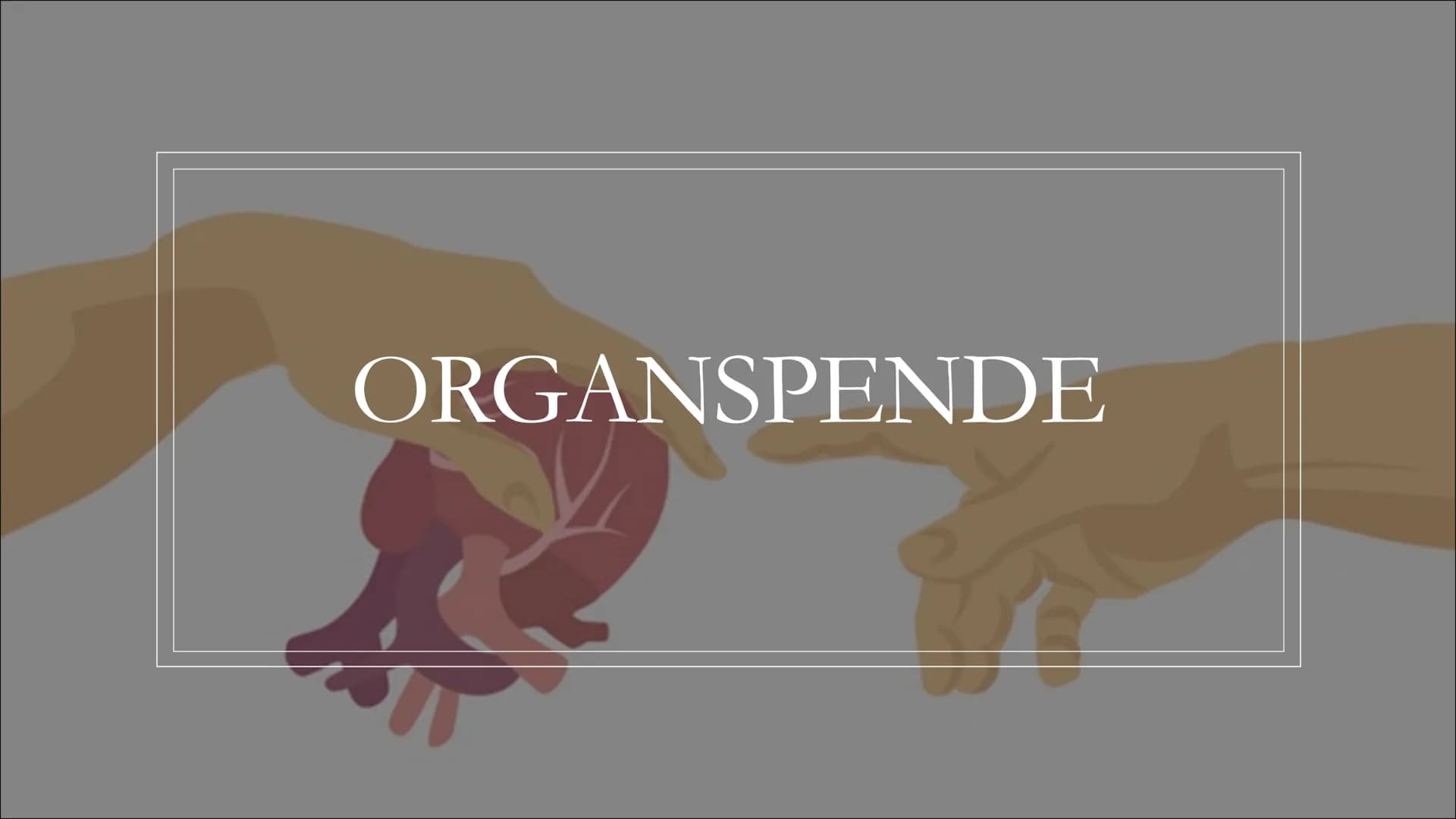 ORGANSPENDE Struktur
1. Leitfrage
2.
Definition
3. Organe und Gewebe zum Spenden
4. Voraussetzungen
5. Organspendeausweis
6. Organspender in