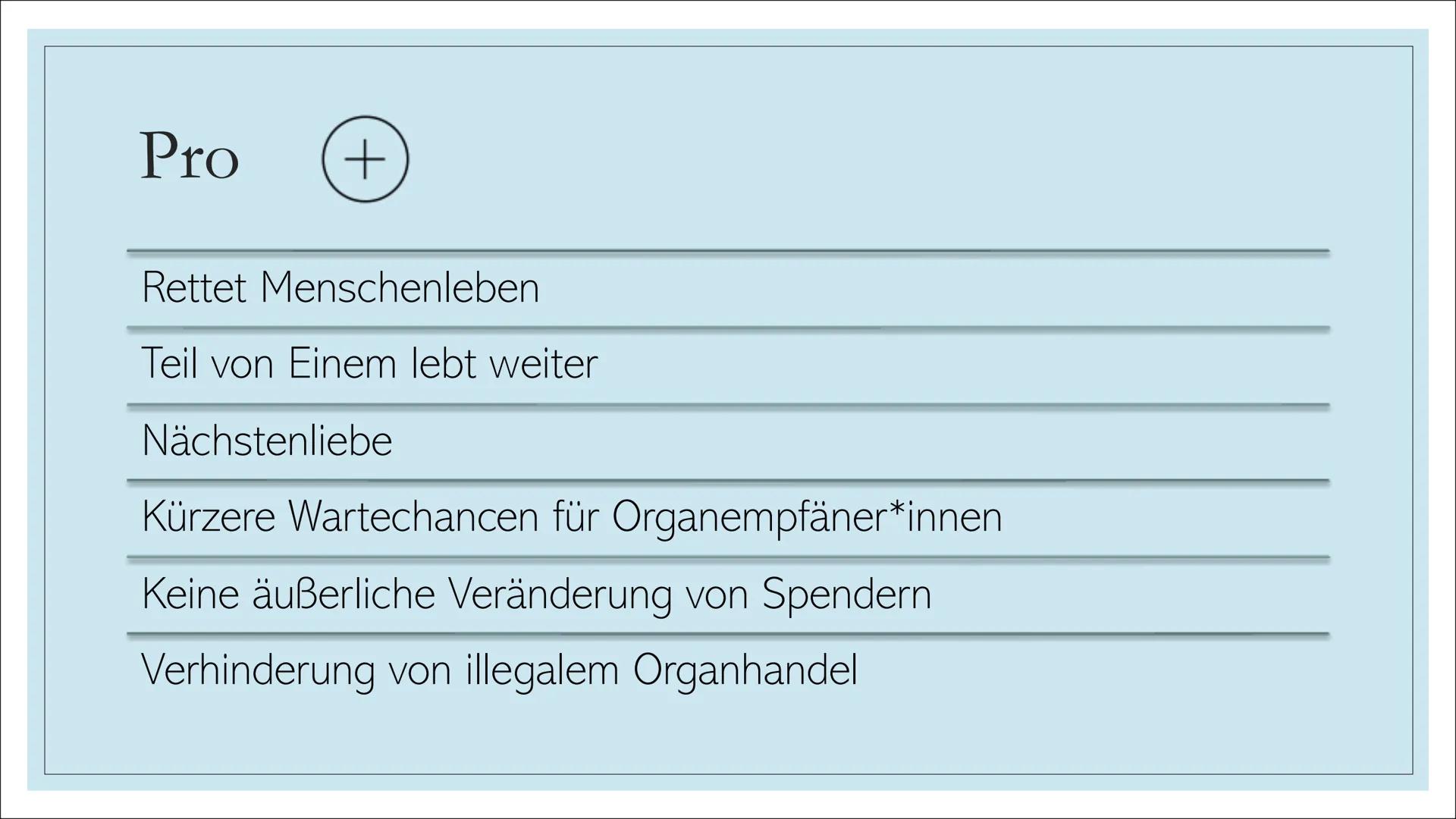 ORGANSPENDE Struktur
1. Leitfrage
2.
Definition
3. Organe und Gewebe zum Spenden
4. Voraussetzungen
5. Organspendeausweis
6. Organspender in