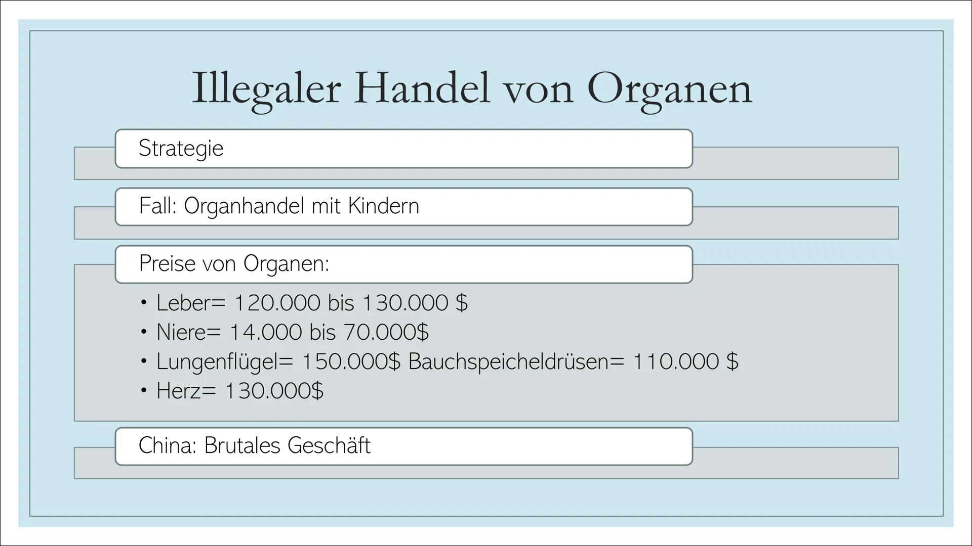 ORGANSPENDE Struktur
1. Leitfrage
2.
Definition
3. Organe und Gewebe zum Spenden
4. Voraussetzungen
5. Organspendeausweis
6. Organspender in