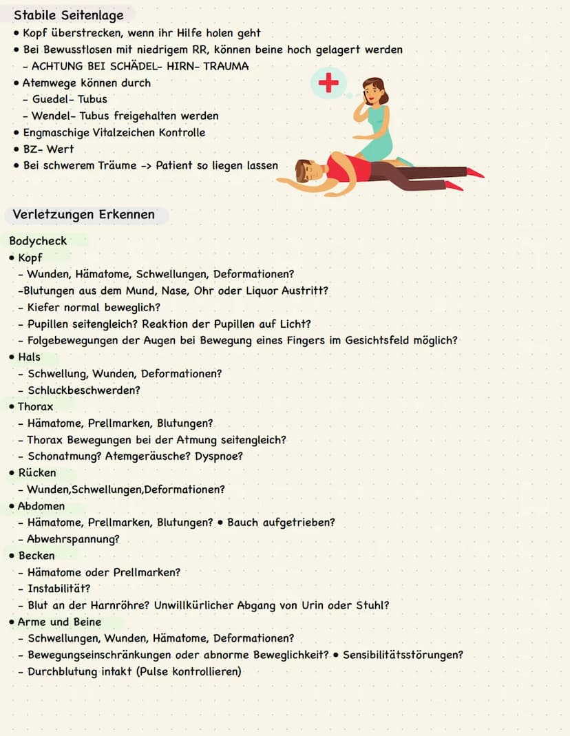 Notfallsituationen
Welche Personen sind bei einer Notfallsituation dabei?
• Arzt,
• 2 Pflegekräfte
Aufgabe der Pflege in Notfallsituationen: