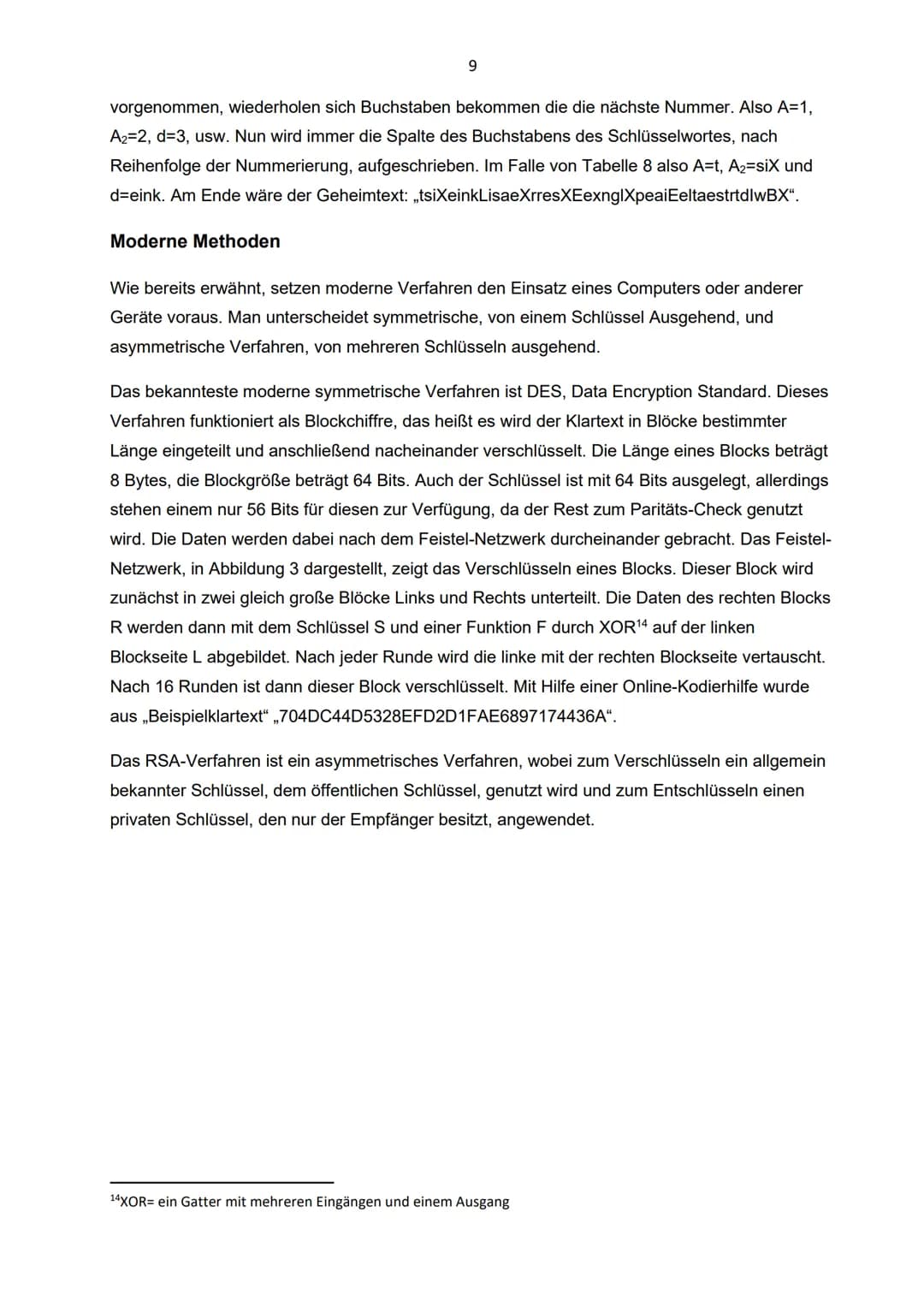 Facharbeit Informatik
Kryptologie
Klasse 9
Schuljahr 2017/2018
07.06.2018 1 Einführung in die Kryptologie..
2 Geschichtliche Entwicklung der