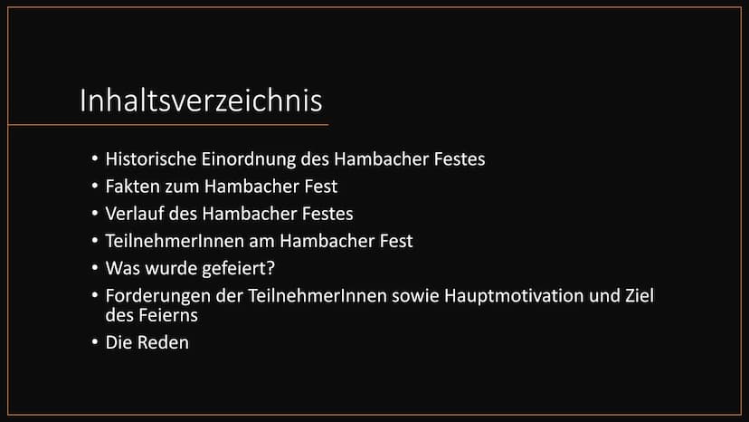 Name:
Klasse:
Schule:
PRO
TEMIDMINE JALAN HA
All T
Hambacher Fest
M Inhaltsverzeichnis
●
• Historische Einordnung des Hambacher Festes
Fakte
