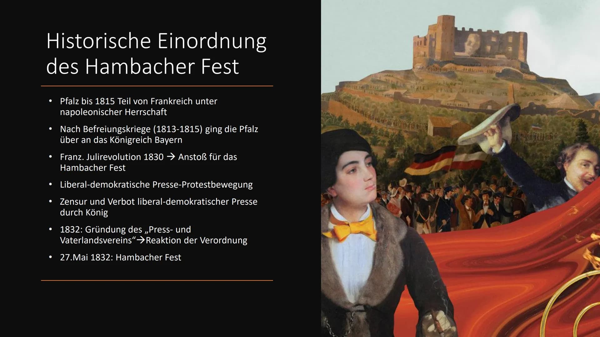 Name:
Klasse:
Schule:
PRO
TEMIDMINE JALAN HA
All T
Hambacher Fest
M Inhaltsverzeichnis
●
• Historische Einordnung des Hambacher Festes
Fakte