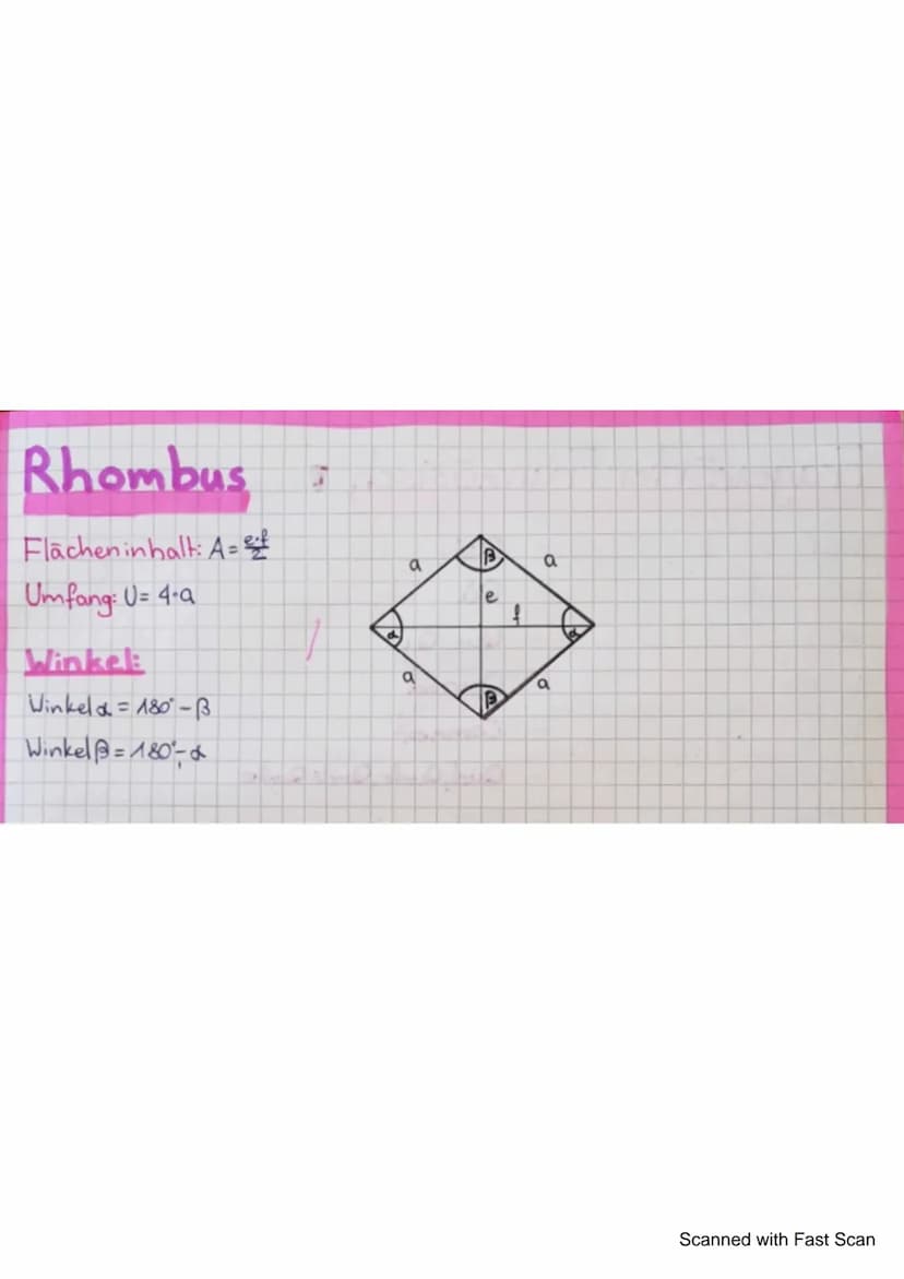 Formeln: Formen Figuren
Pyramide
Volumen: V=G÷₂h
3
Mantel M= n. Seitenfläche
Oberfläche: O= G+M
Trapez
Winkeli
x + ³ + 8 + 8 = 360°
*+8=180°