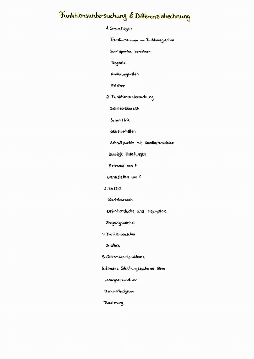 Funktionsuntersuchung & Differenzialrechnung
1. Grundlagen
Transformationen von Funktionsgraphen
Verschiebung in Richtung der y-Achse nach o
