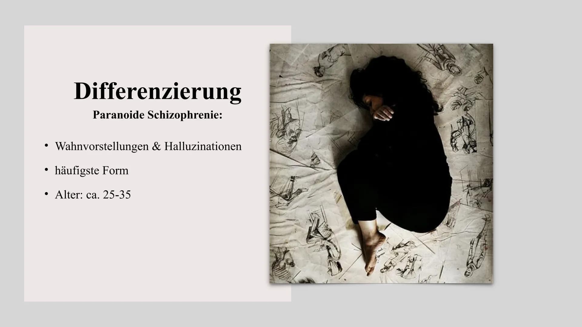 ich bin nur geteilt
in meinen Altersklassen.
1
DIE FRAGE
ABO Schizophrenie
@diedamitlernzetteln ●
Zahlen und Fakten
Schizophrenie: ,,gespalt