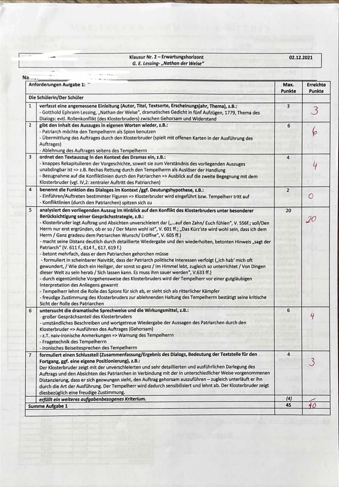 in
Arbeitszeit: 135min
Aufgabenart IA:
Textgrundlage:
Aufgabenstellung:
02.12.2021
Analyse eines literarischen Textes mit weiterführendem Sc