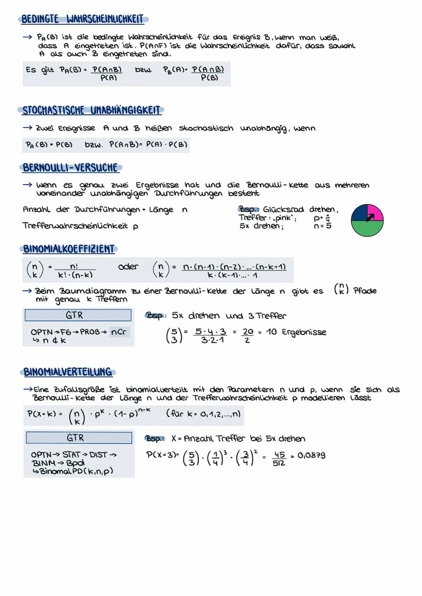 Vorabi KLausur
Stochastik
LAGEMABE
Arithmetisches Mittel: = X₁+ ... + Xn
Median: Wert der geordneten Liste an der Position n+1, falls n unge