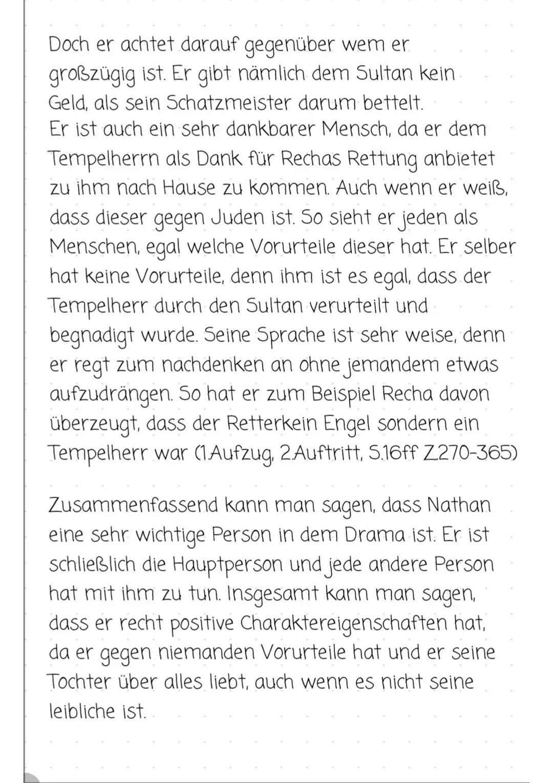 TempelheRR
Charakterisering
Cher
Der Tempelherr ist mit eine der männlichen Hauptfiguren in dem
Drama "Nathan der Weise", welches 1779 von G