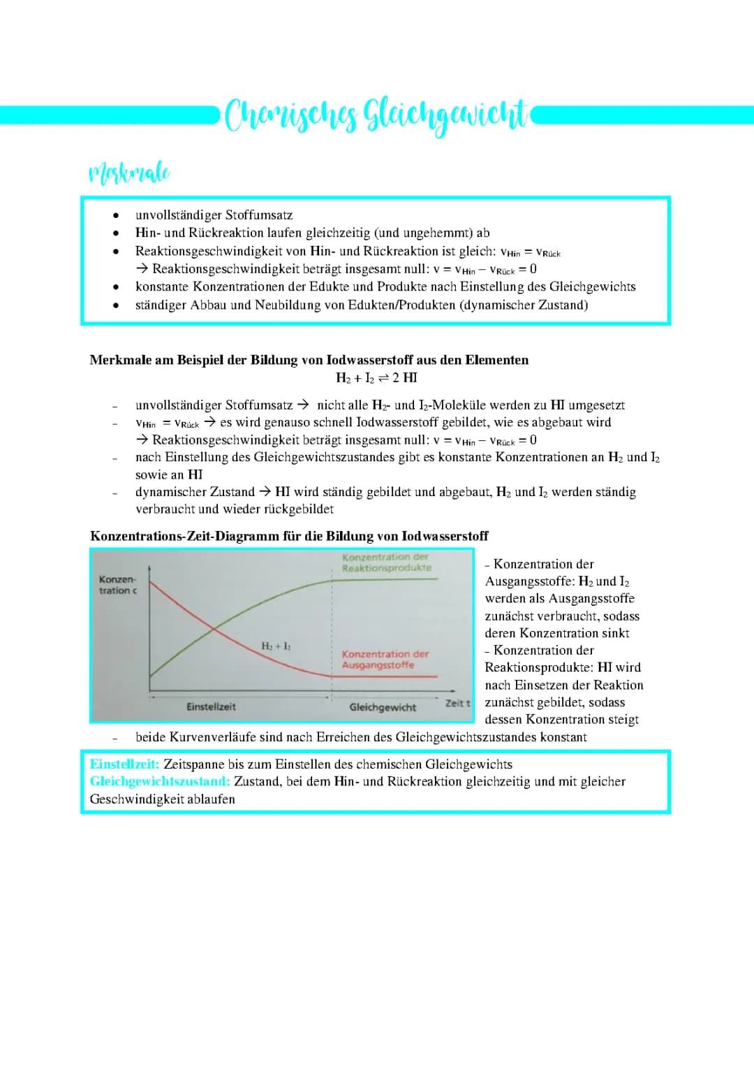 Chemisches Gleichgewicht
