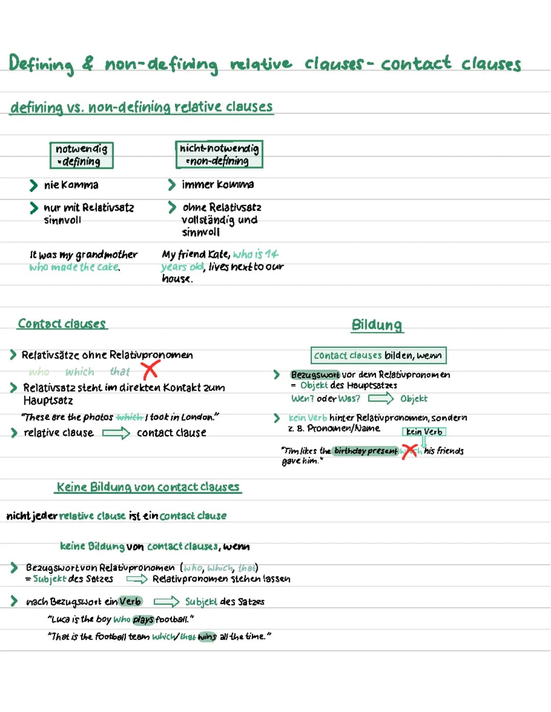 contact clauses