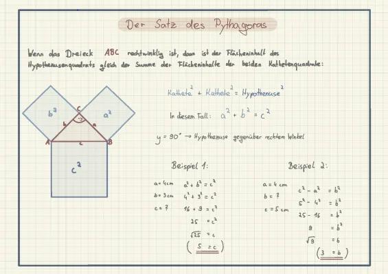 Know satz des pythagoras, höhensatz, kathtensatz thumbnail