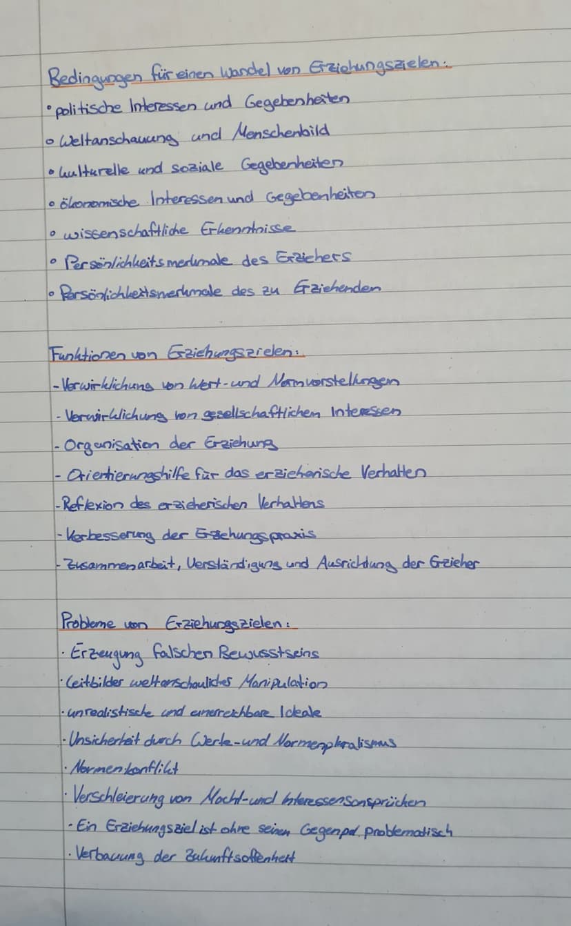 Liele in der Erziehung
Erziehungsziele Erziehungsziele sind bewusst gesetzte Wert-
und Nomvorstellungen über das Ergebnis der Erziehungs, di