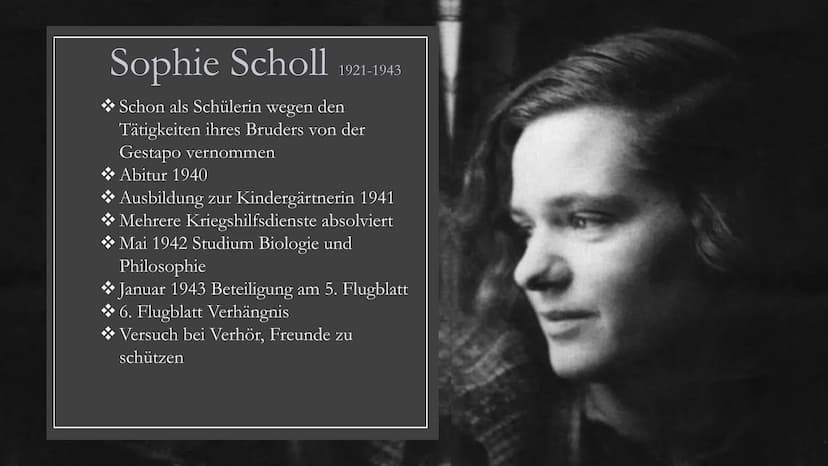 WIDERSTANDSGRUPPE
DIE WEIBE ROSE"
,,
Gegen den Nationalsozialismus! ●
●
●
Inhalt:
Hintergrund
Beginn des Widerstandes
Mitglieder
●
●
Kurt Hu