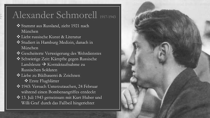 WIDERSTANDSGRUPPE
DIE WEIBE ROSE"
,,
Gegen den Nationalsozialismus! ●
●
●
Inhalt:
Hintergrund
Beginn des Widerstandes
Mitglieder
●
●
Kurt Hu
