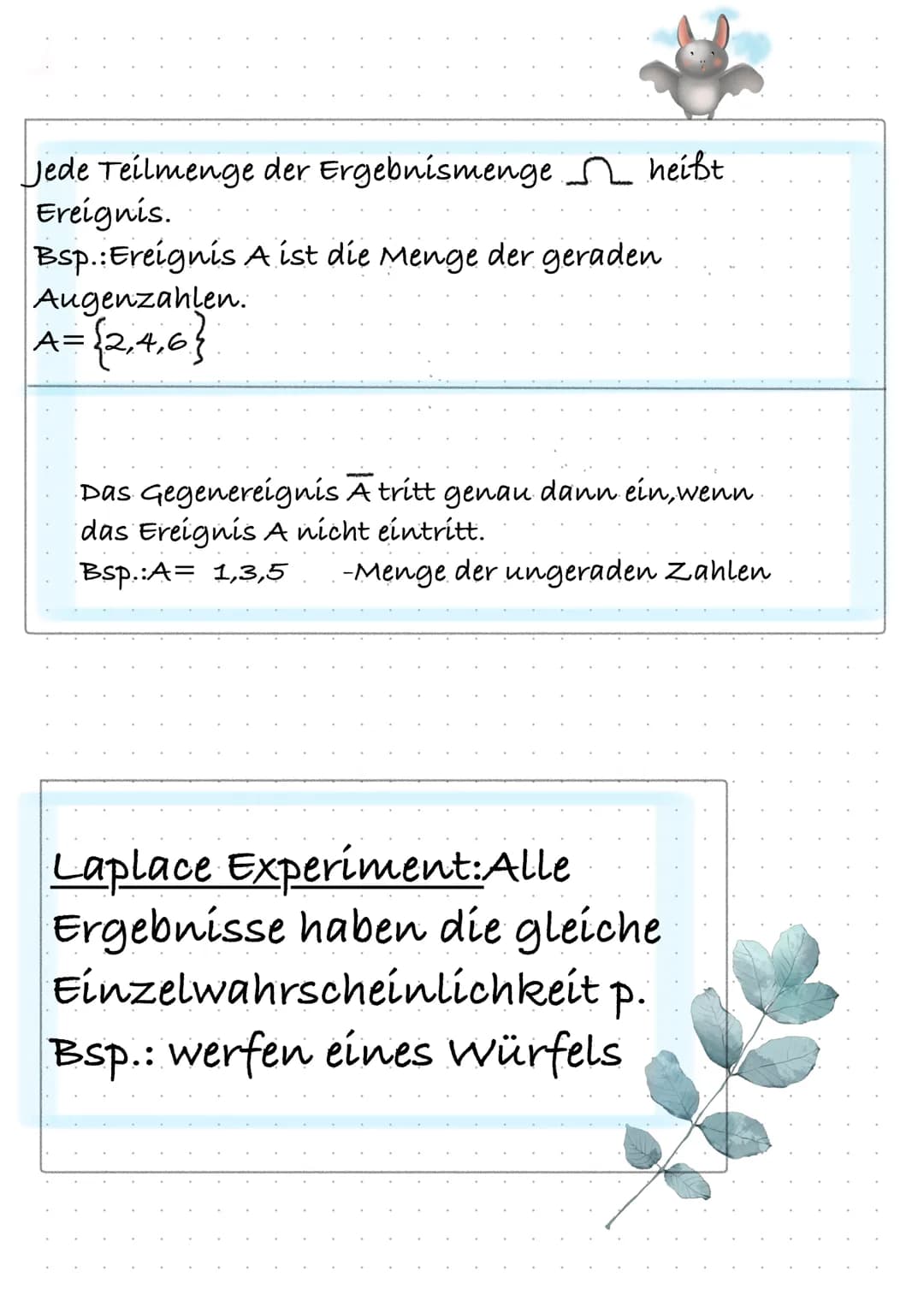 warscheinlichkeitsrechnung
Einen Vorgang nennt man Zufallsexperiment, wenn dabei.
mindestens zwei Ergebnisse möglich sind und es vor dem
Abl