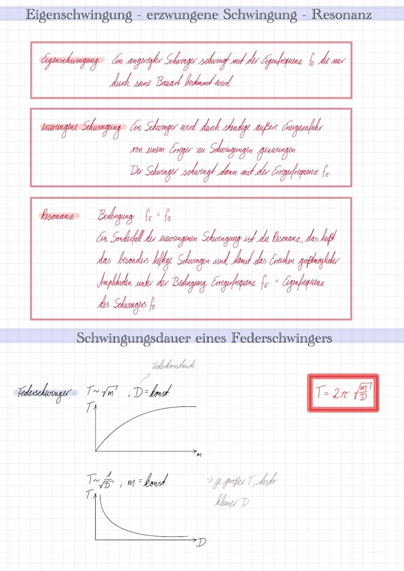 Mechanische Schwingungen
Definition: Eine mechanische Schwingung ist eine periodische Bewegung zwischen zwei Umkehpunkten
Voraussetzungen
sc