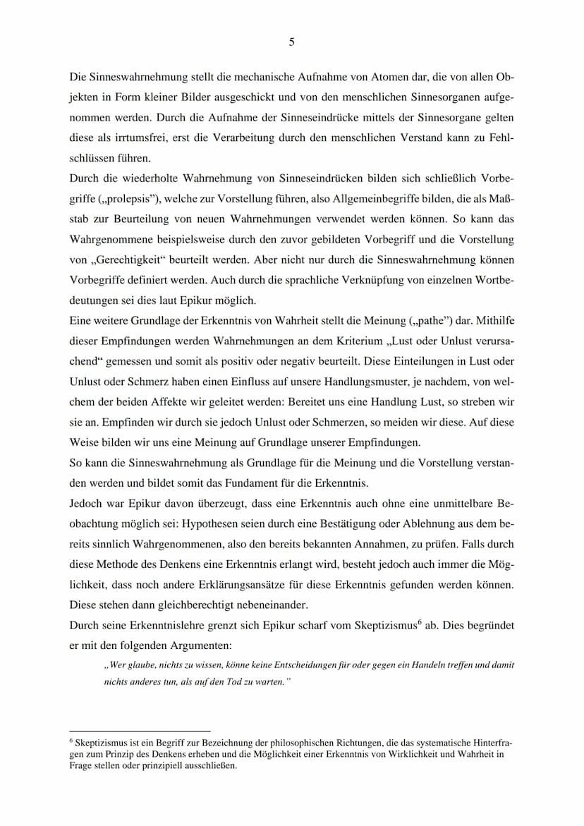 Der Epikureismus
Abb. I
Projektarbeit
Kurs: Grundkurs Latein Q2
Schuljahr 2020/2021 Inhaltsverzeichnis
1 Der Philosoph Epikur.
2 Die Lehre E
