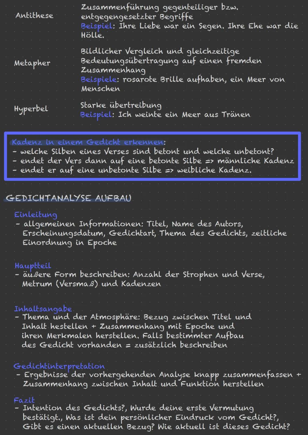 # DEUTSCH KURSARBEIT

TYPISCHE MERKMALE EINES SONETTES

- Gedichtform, die typischerweise aus vierzehn Versen besteht.
- Das Sonett wird in 