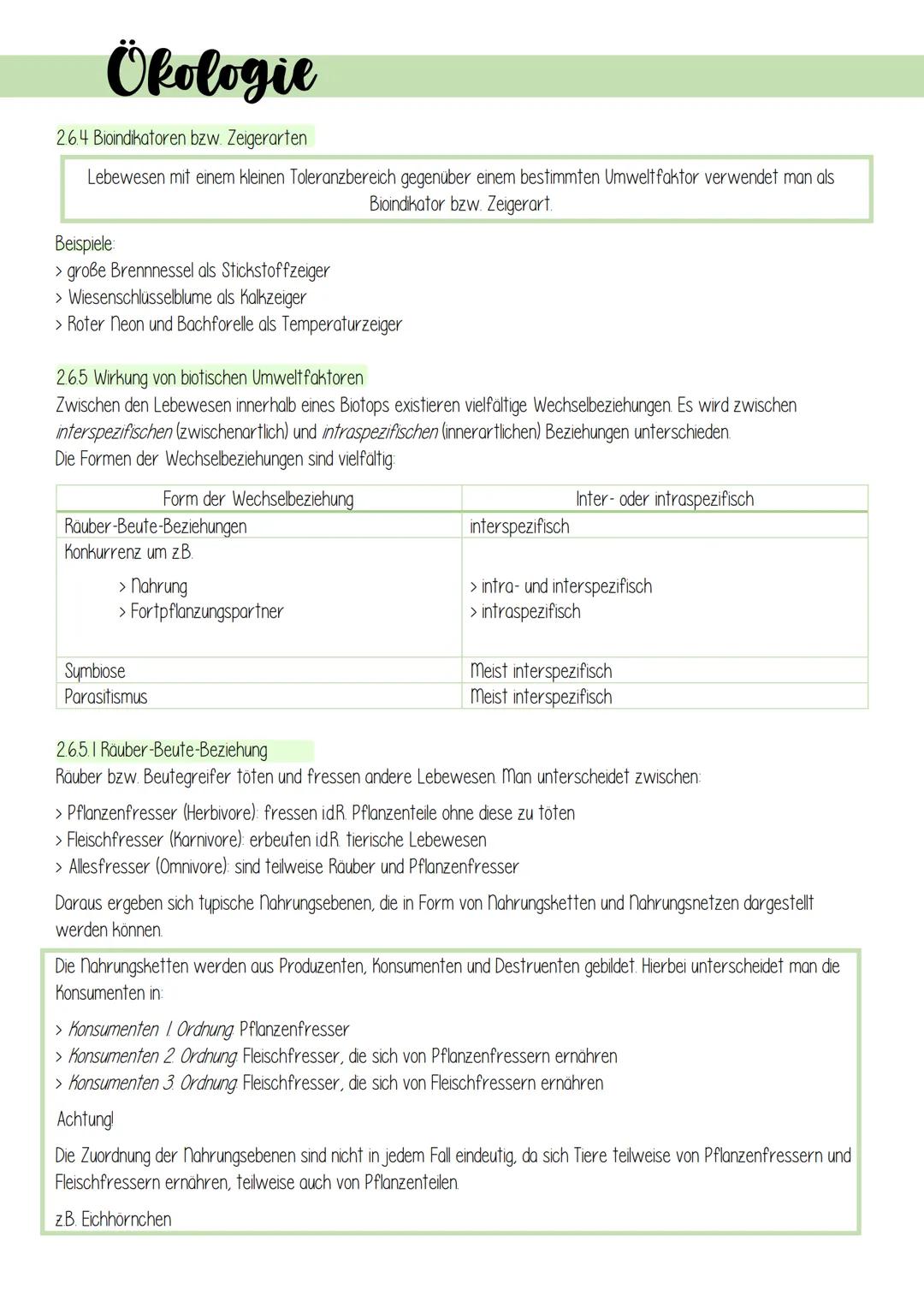 Ökologie
1. Lebensprozesse grüner Pflanzen
Es gibt schätzungsweise 250 000 verschiedene Arten von Pflanzen, welche in folgendes Schema einzu