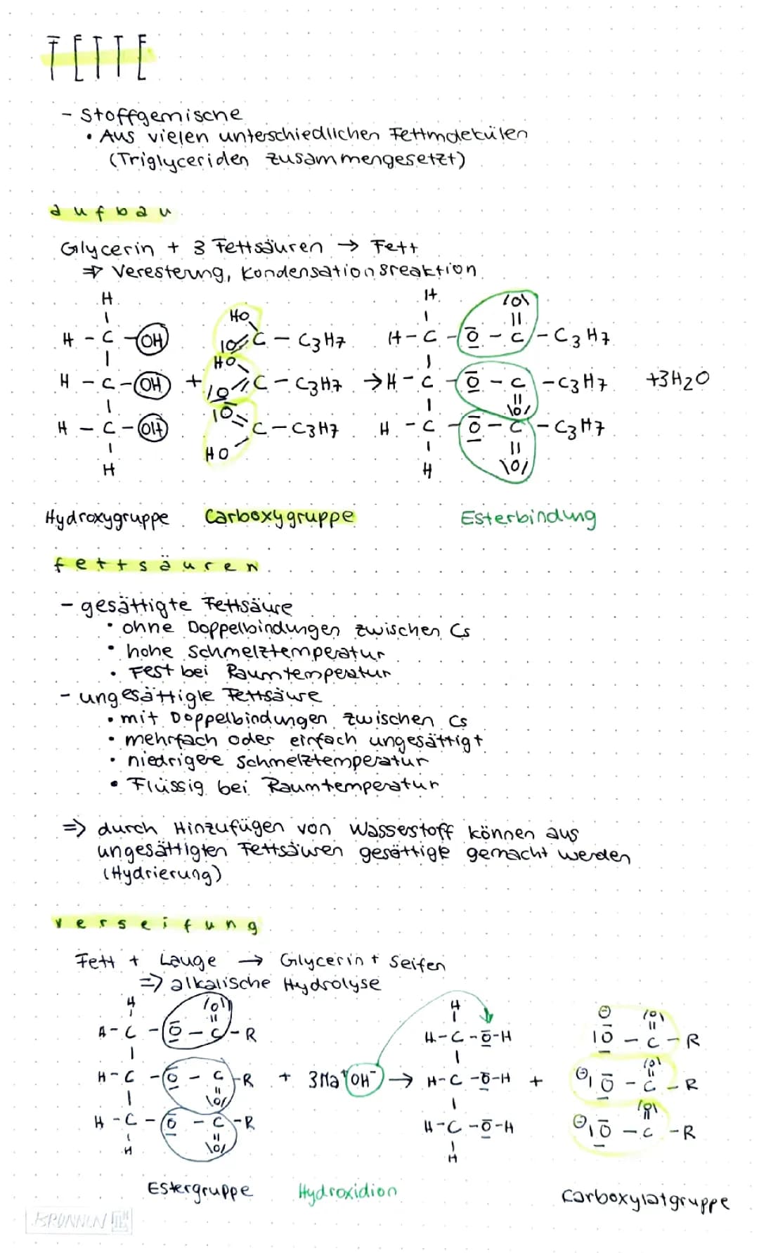 Organische Chemie (Oberstufe)