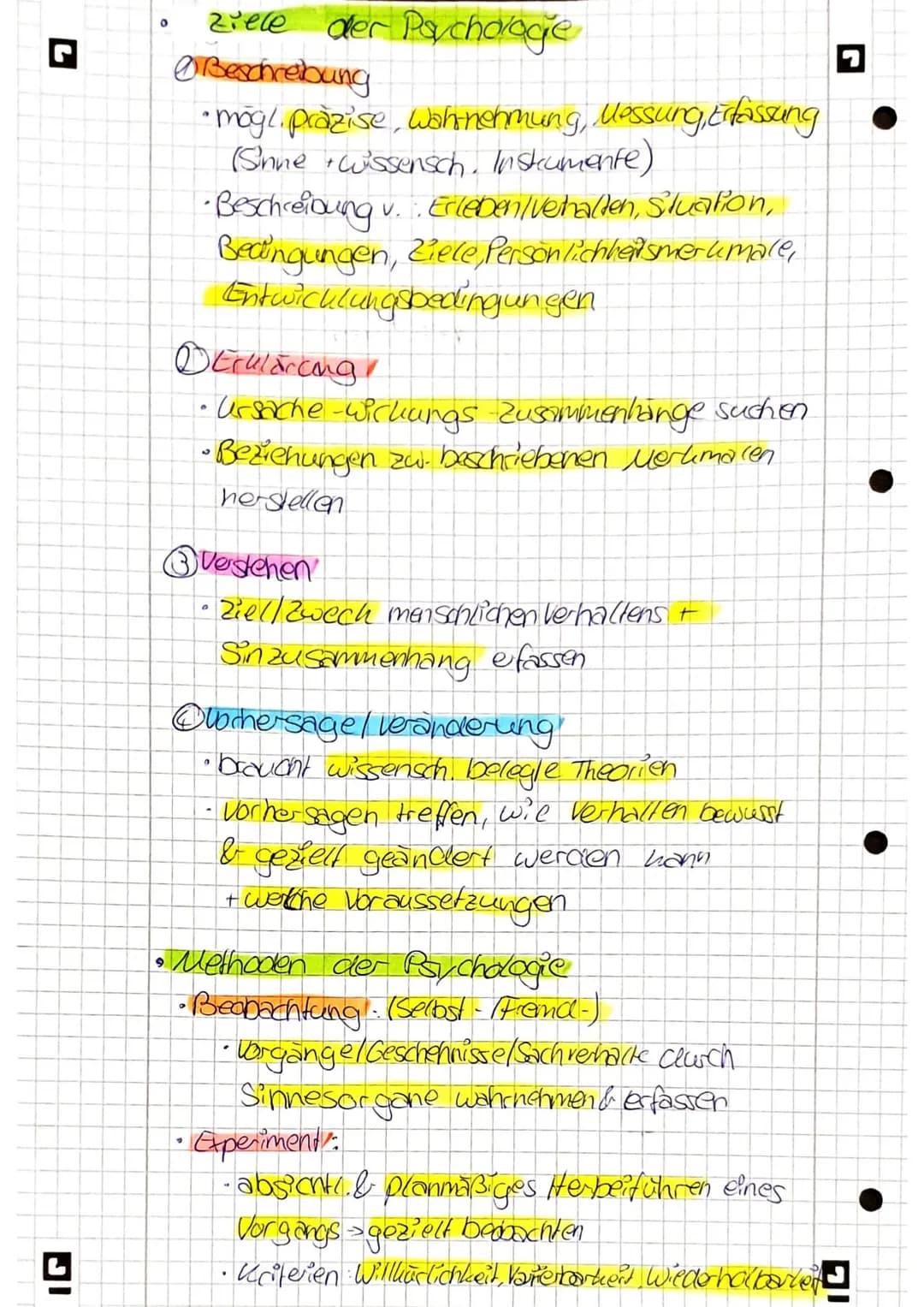 O
IG
Psychologie
griech
Psycho (Seele), lagos (lehre)
Sole Lehre von der Spele
7
Gegenstand der Psychologie:
Erleben & Verharten von Mensche