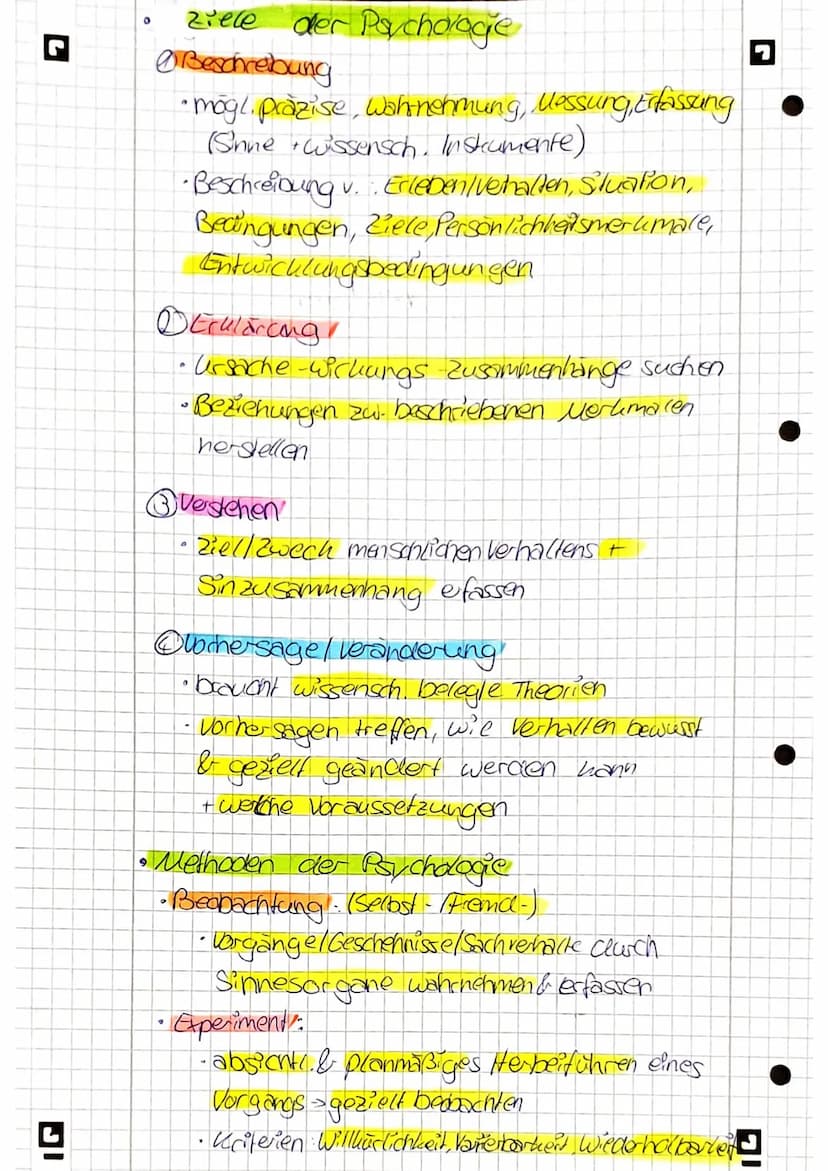 O
IG
Psychologie
griech
Psycho (Seele), lagos (lehre)
Sole Lehre von der Spele
7
Gegenstand der Psychologie:
Erleben & Verharten von Mensche