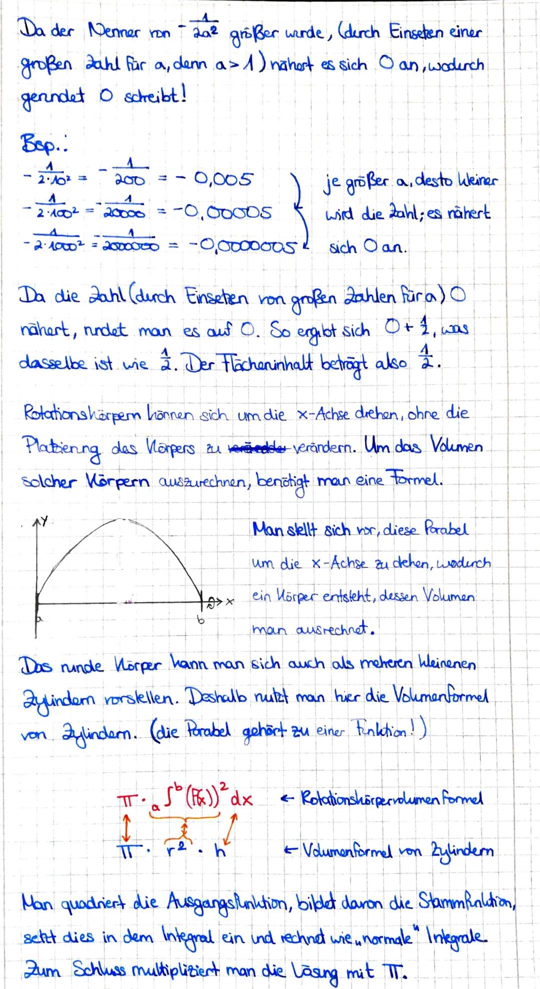 MATHE
Tr
Um eine Flache anischen dem
Graphen und der x-Achse auszurechnen,
braucht man das Integral !
Als aller erstes aber wird die
Stammfu
