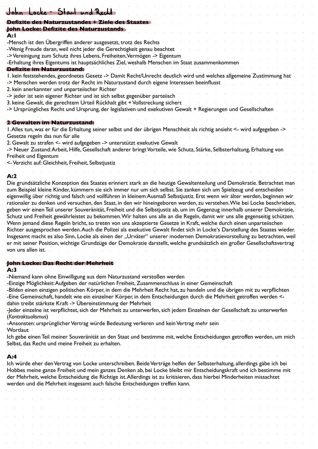 Natürliche Rechte und Pflichten
Unterschiedliche Naturzustände:
Rechts:
-Kriegerisch, jeder gegen jeden -> kümmert sich nur um eigenes Wohl,