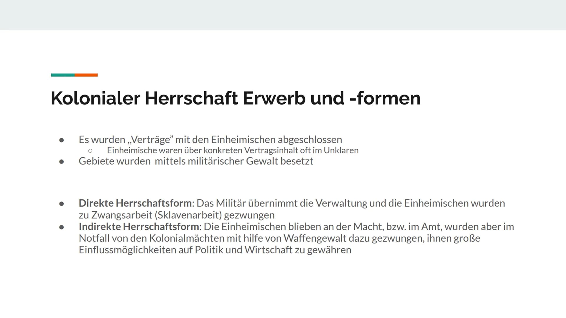 Deutsche Kolonien Deutsche Kolonien Inhaltsverzeichnis
Was ist eine Kolonie?
Was bedeutet Imperialismus?
Ursachen und Motive des Kolonialerw