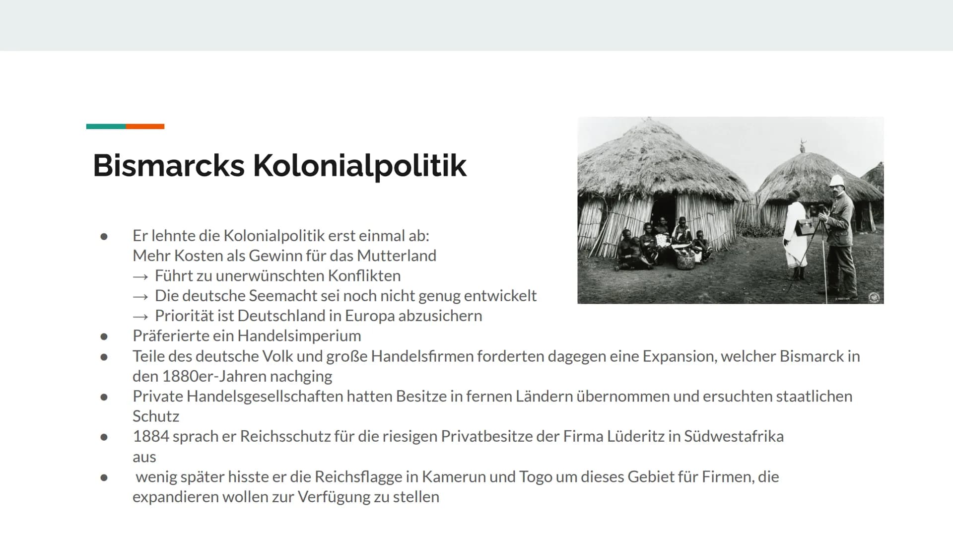 Deutsche Kolonien Deutsche Kolonien Inhaltsverzeichnis
Was ist eine Kolonie?
Was bedeutet Imperialismus?
Ursachen und Motive des Kolonialerw