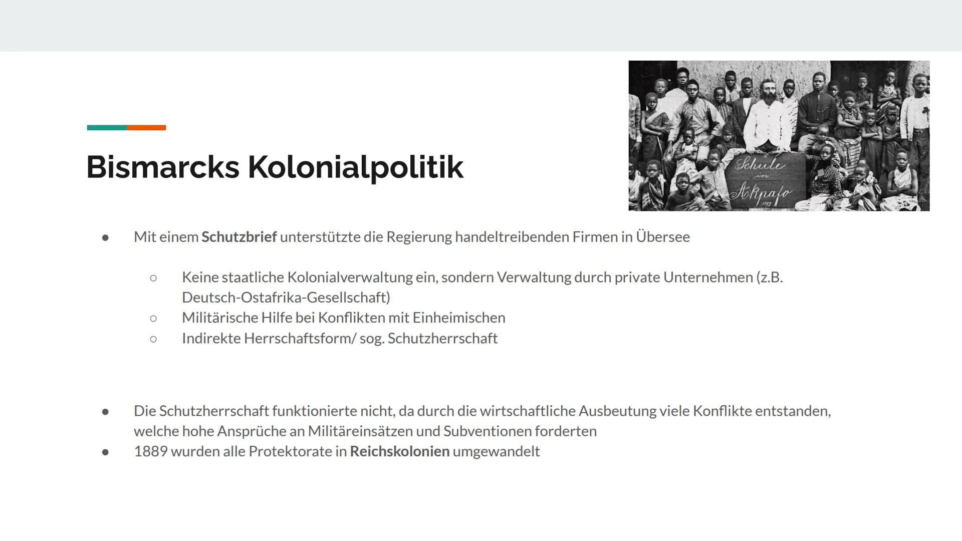 Deutsche Kolonien Deutsche Kolonien Inhaltsverzeichnis
Was ist eine Kolonie?
Was bedeutet Imperialismus?
Ursachen und Motive des Kolonialerw