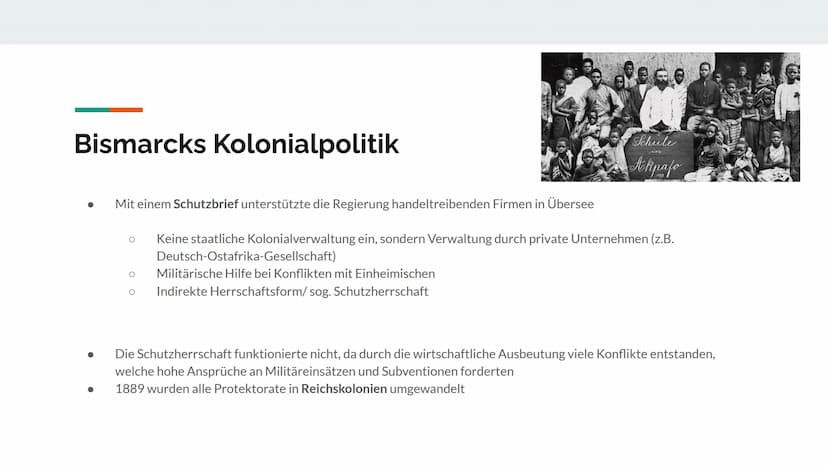 Deutsche Kolonien Deutsche Kolonien Inhaltsverzeichnis
Was ist eine Kolonie?
Was bedeutet Imperialismus?
Ursachen und Motive des Kolonialerw