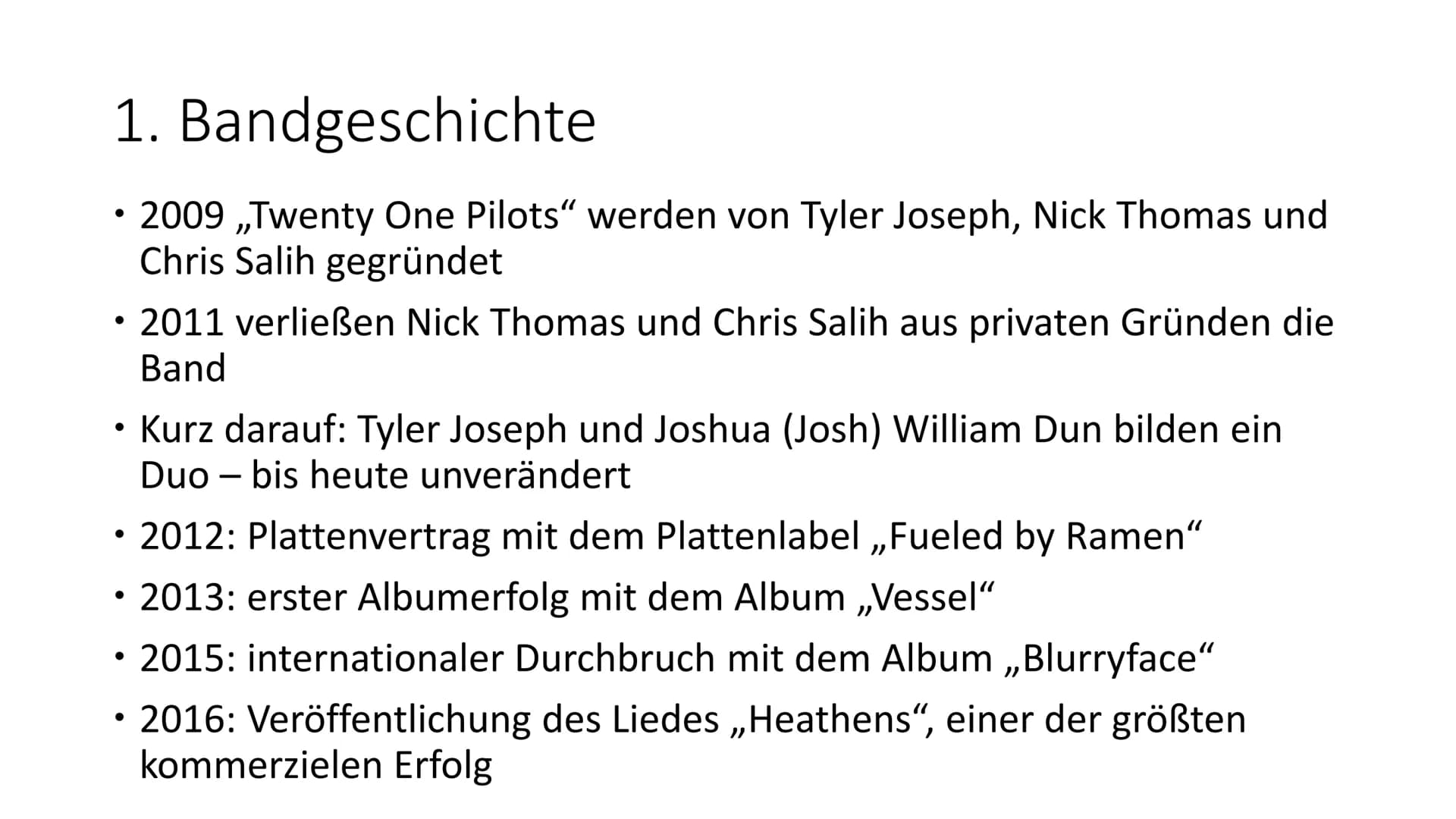 Stressed Out
Twenty One Pilots
I wish I found some better sounds no one's ever heard
I wish I had a better voice that sang some better words