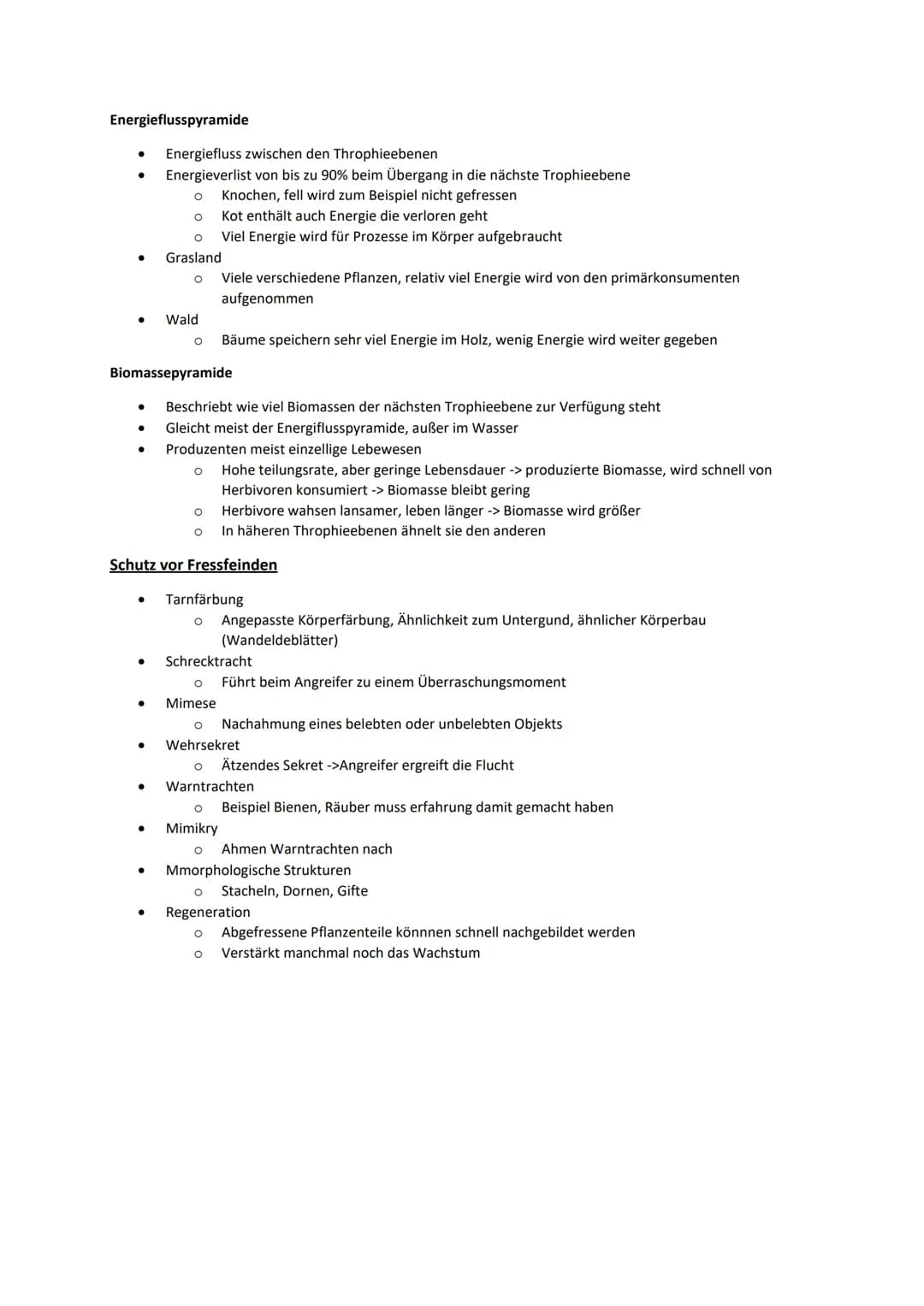 Ökologie
Definition:
Wechselwirkungen zwischen Organismen und ihrer Umwelt
● Beziehungen der Organismen untereinander
● Einflüsse von abioti