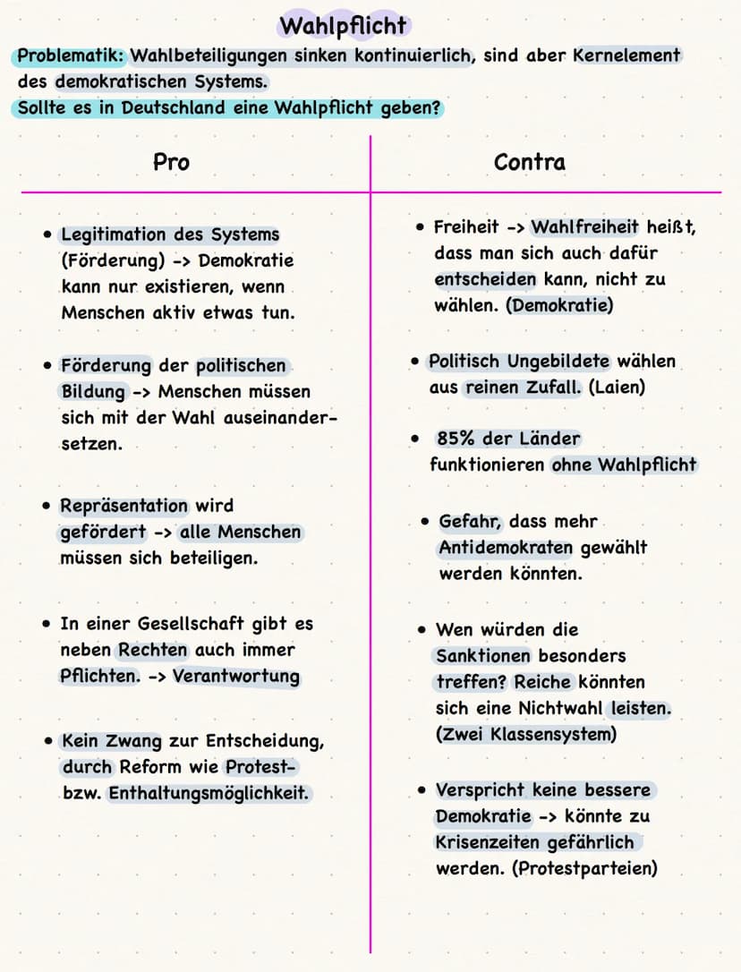 Nichtwähler
Gründe wieso Menschen nicht wählen:
• System-Zufriedene:
Rational-Choice-Wähler - Aufwand zu groß für geringen Wert der Stimme;

