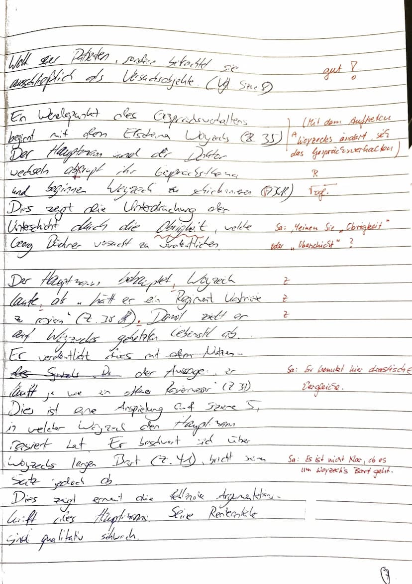1. Klausur
GKe Q1 Deutsch Rölleke / Feldmann 21.09.2022
NAME: Nils Rosenberger
Thema: Georg Büchner, Woyzeck - Analyse einer Dramenszene
Auf