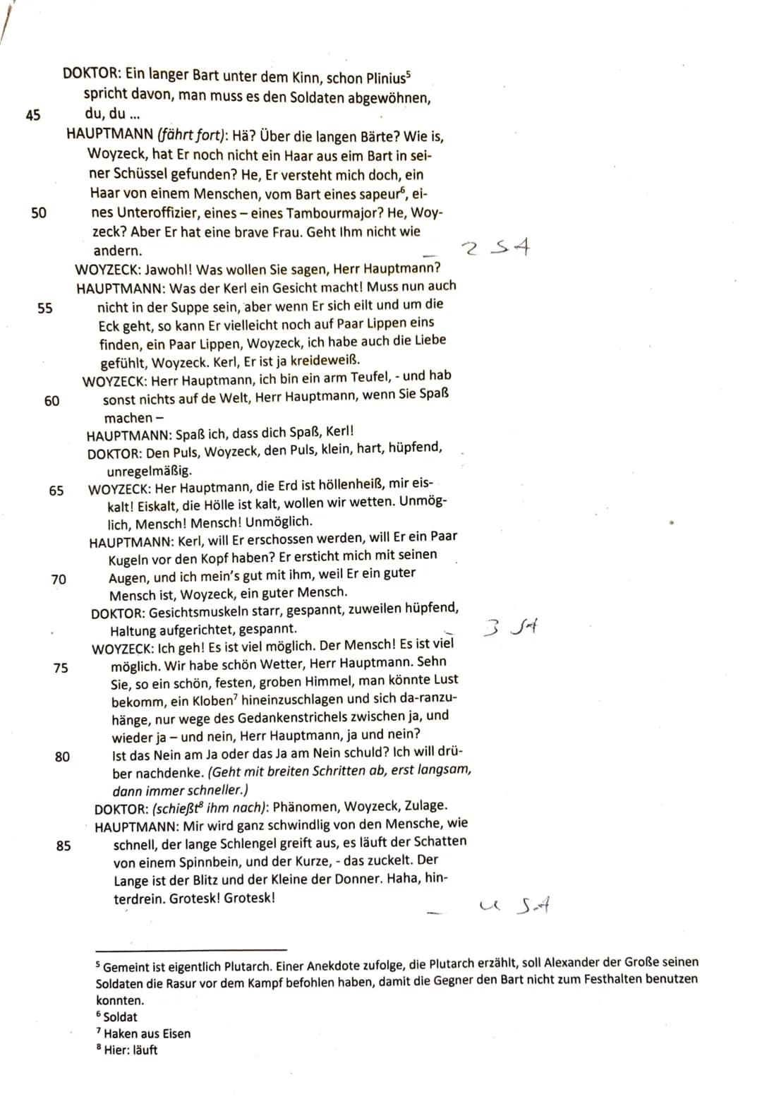 1. Klausur
GKe Q1 Deutsch Rölleke / Feldmann 21.09.2022
NAME: Nils Rosenberger
Thema: Georg Büchner, Woyzeck - Analyse einer Dramenszene
Auf